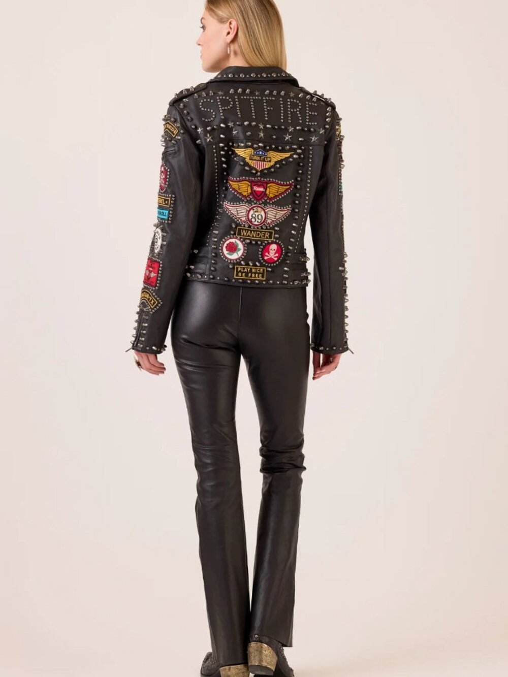DOUBLE D RANCH Angels on Horseback Biker Jacket - Picture 4 of 9